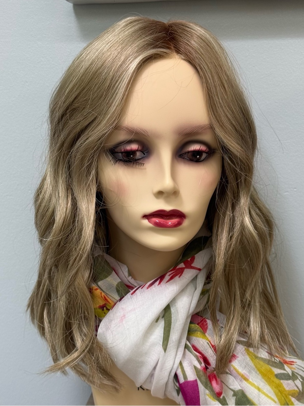 Gabor Wavy Synthetic Wig - Love Wave Lace front, buttered biscuit